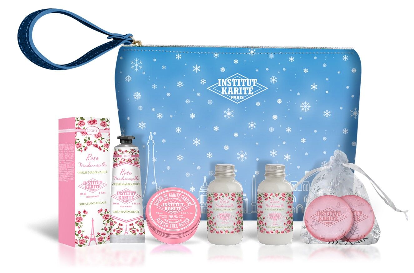 Scatola di Natale rosa