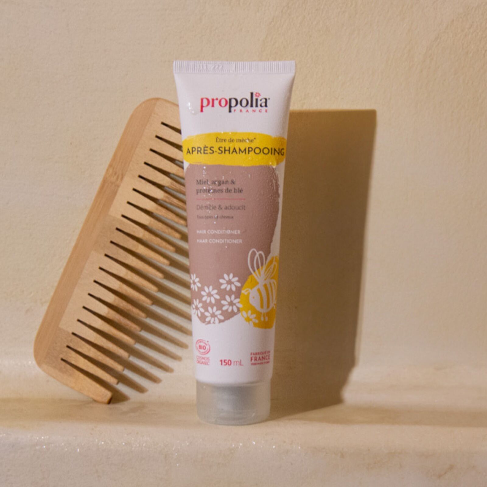 Conditioner certified BIO COSMOS ORGANIC - Honey, Argan, Wheat Protein & Cider Vinegar - 150 ml