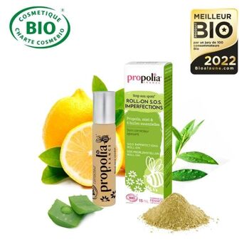Roll-on S.O.S. imperfections certifié Bio - Propolis, Tea Tree & Huiles essentielles - 15 ml 7