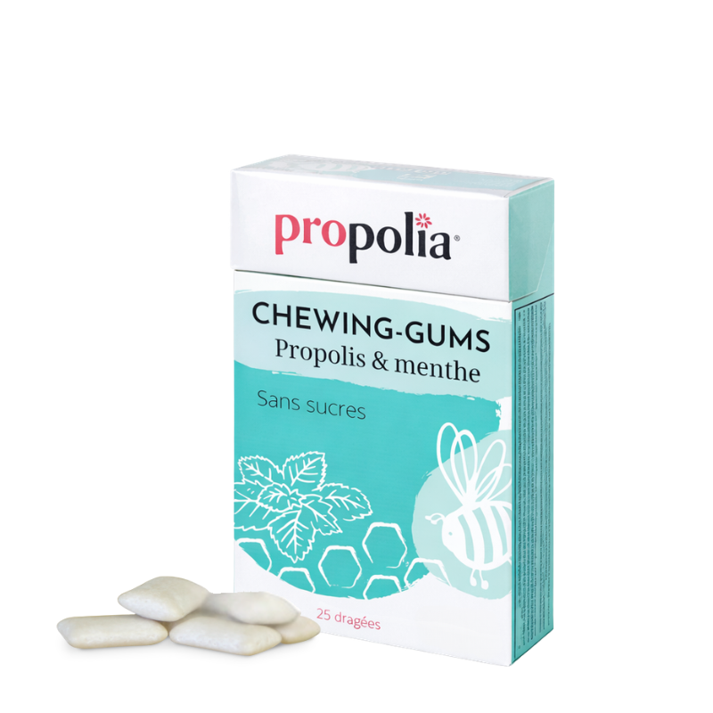 Chewing gum - Propolis & Mint - Display of 20 boxes