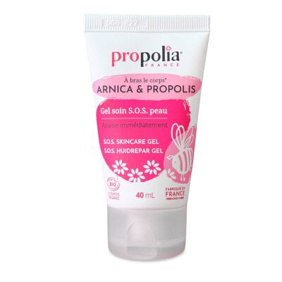 COSMOS ORGANIC certified SOS skin care gel - Arnica & Propolis - 40 ml