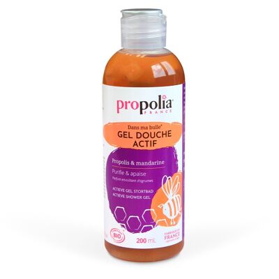 Certified Organic Active Shower Gel - Propolis & Citrus - 200 ml