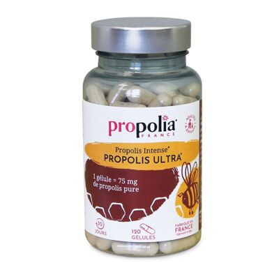 Propolis capsules - 100% Purified Propolis - 120 capsules