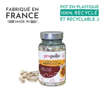 Gélules de propolis -  100% Propolis purifiée - 120 gélules 2