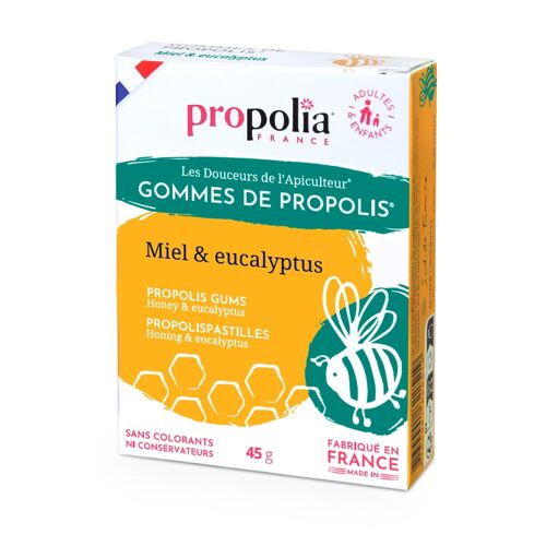 Gommes de Propolis® au Miel & Eucalyptus - 45 g