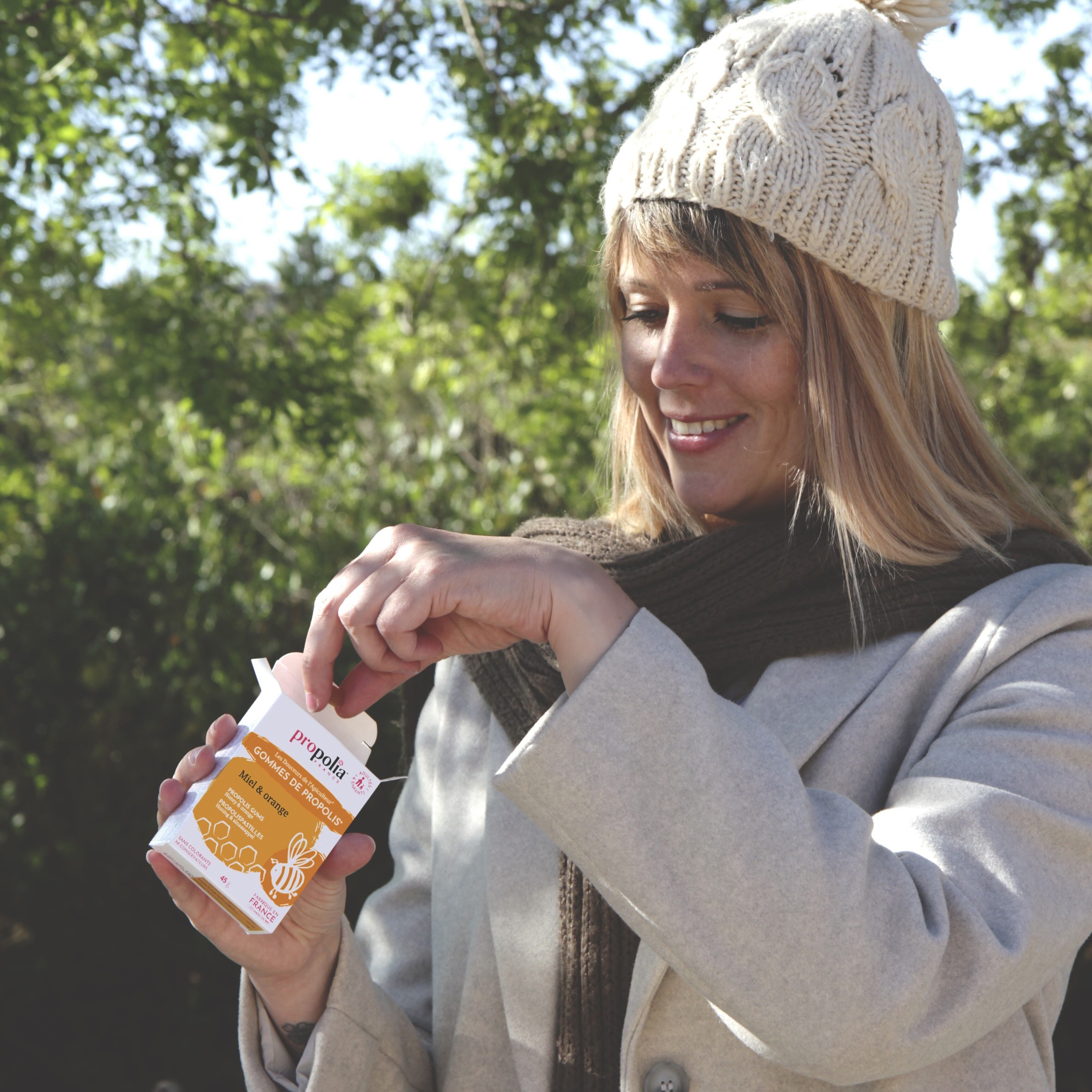 Gomme Propoli® con Miele e Arancia - 45 g