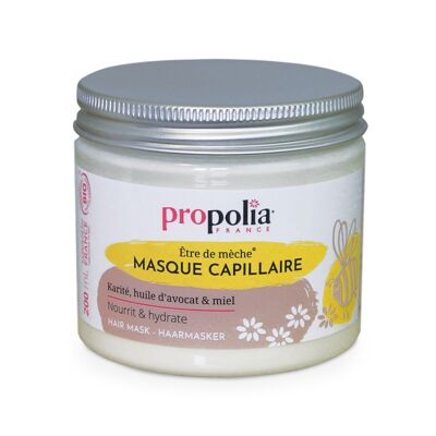 Masque capillaire certifié Bio - Miel, Karité & Avocat - 200ml