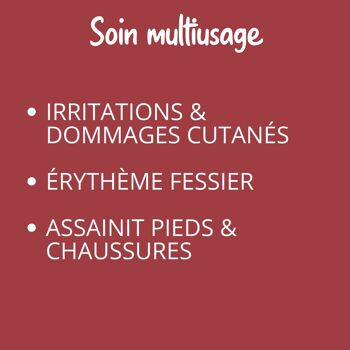 Poudre de Soin Cutané - Propolis & Talc - Multi-Usage dès la Naissance 9