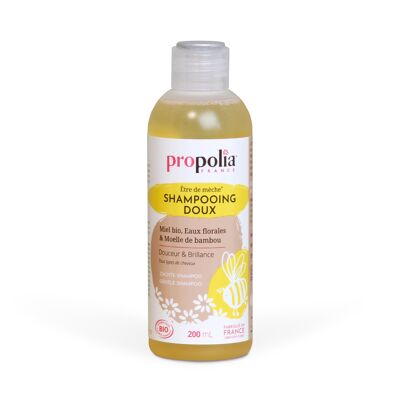 Mild certified organic shampoo - Honey & Bamboo marrow - 200 ml