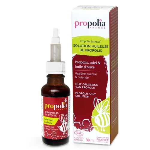 Solution huileuse de Propolis -  Propolis, Miel & Huile d'olive