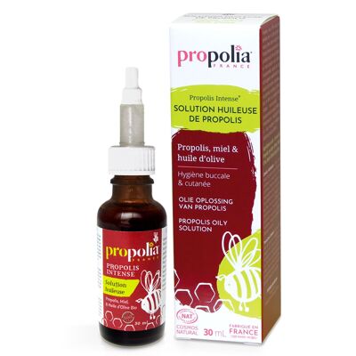 Ölige Propolis-Lösung - Propolis, Honig und Olivenöl