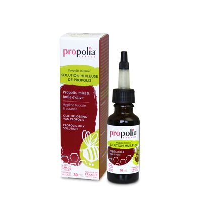 Ölige Propolis-Lösung - Propolis, Honig und Olivenöl