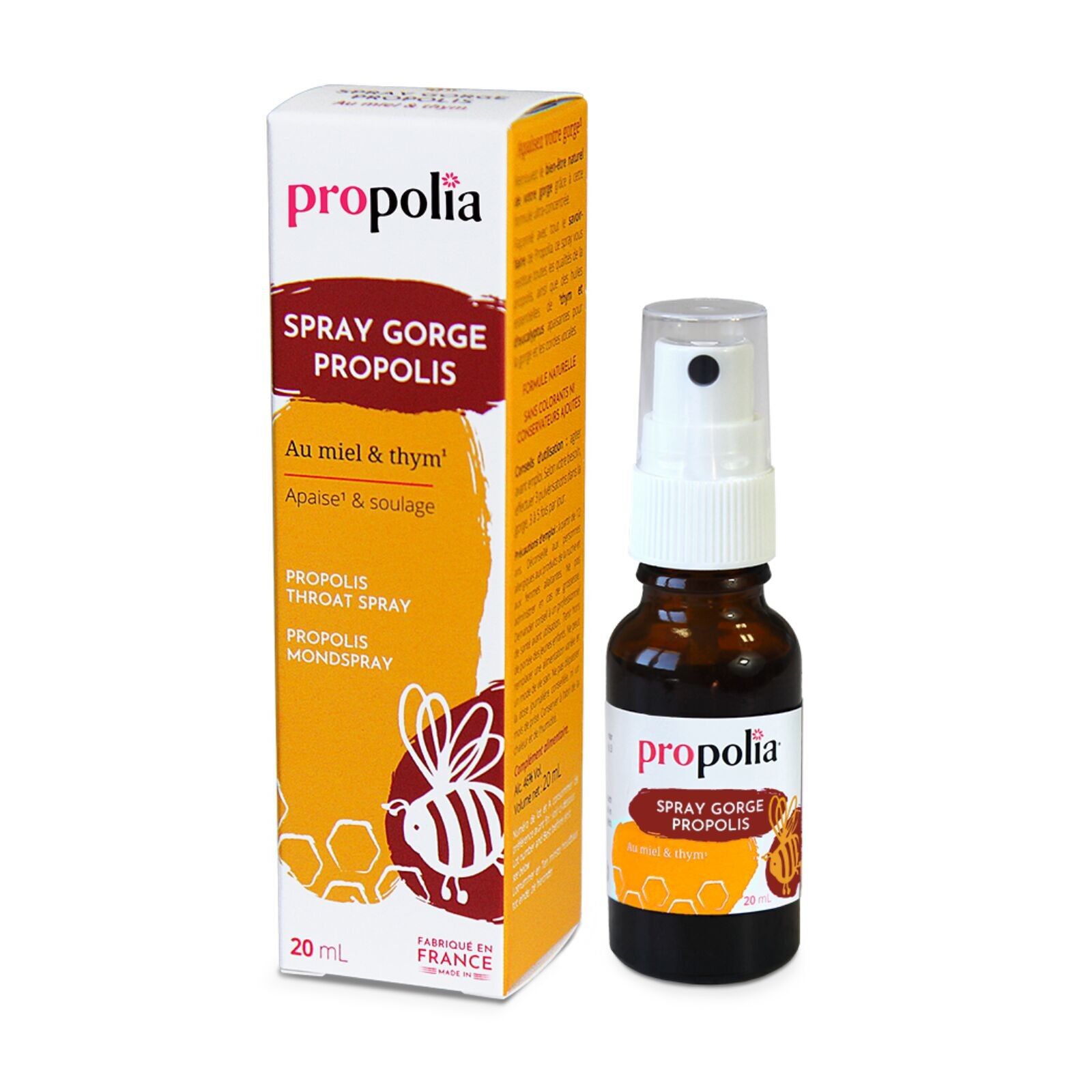 Propolis Throat Spray - Propolis, Honey & Thyme - 20 ml