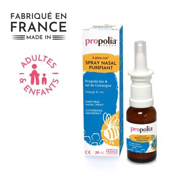 Spray nasal purifiant - Propolis,  Sel de Camargue, Thym & Eucalyptus  - 20 ml 7