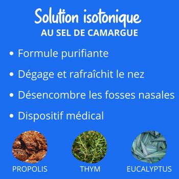 Spray nasal purifiant - Propolis,  Sel de Camargue, Thym & Eucalyptus  - 20 ml 3