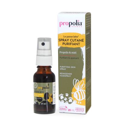 SPRAY CUTANE PURIFIANT Animaux - Propolis & Miel