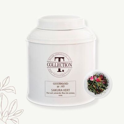 Grüner Tee – Kirschblüte, Rose, Mandel – Sakura Vert – 100-g-Box