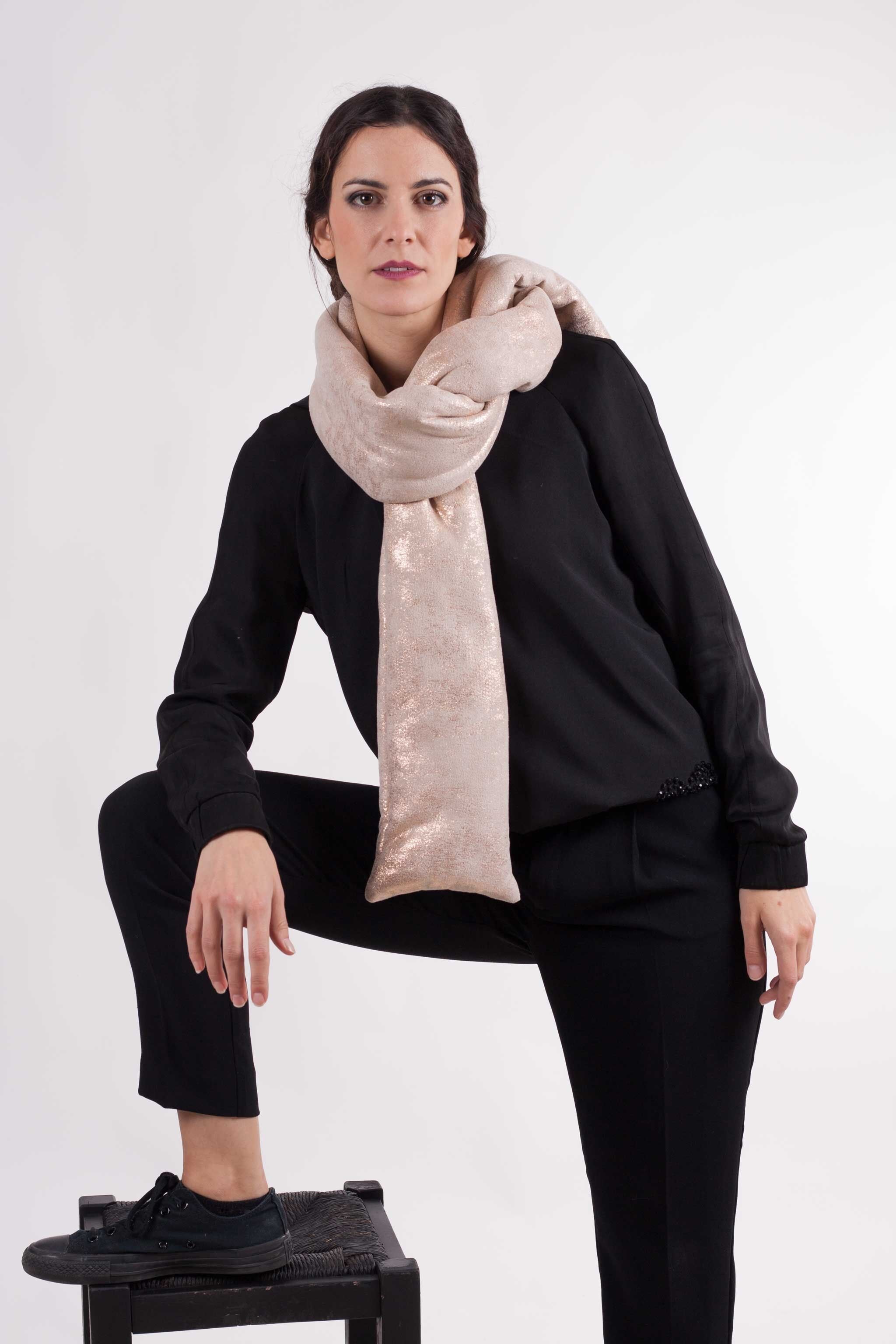 Ana Wattierter Maxi-Schal