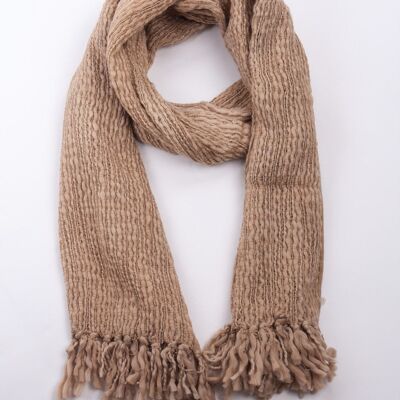 Beige Wool Stole