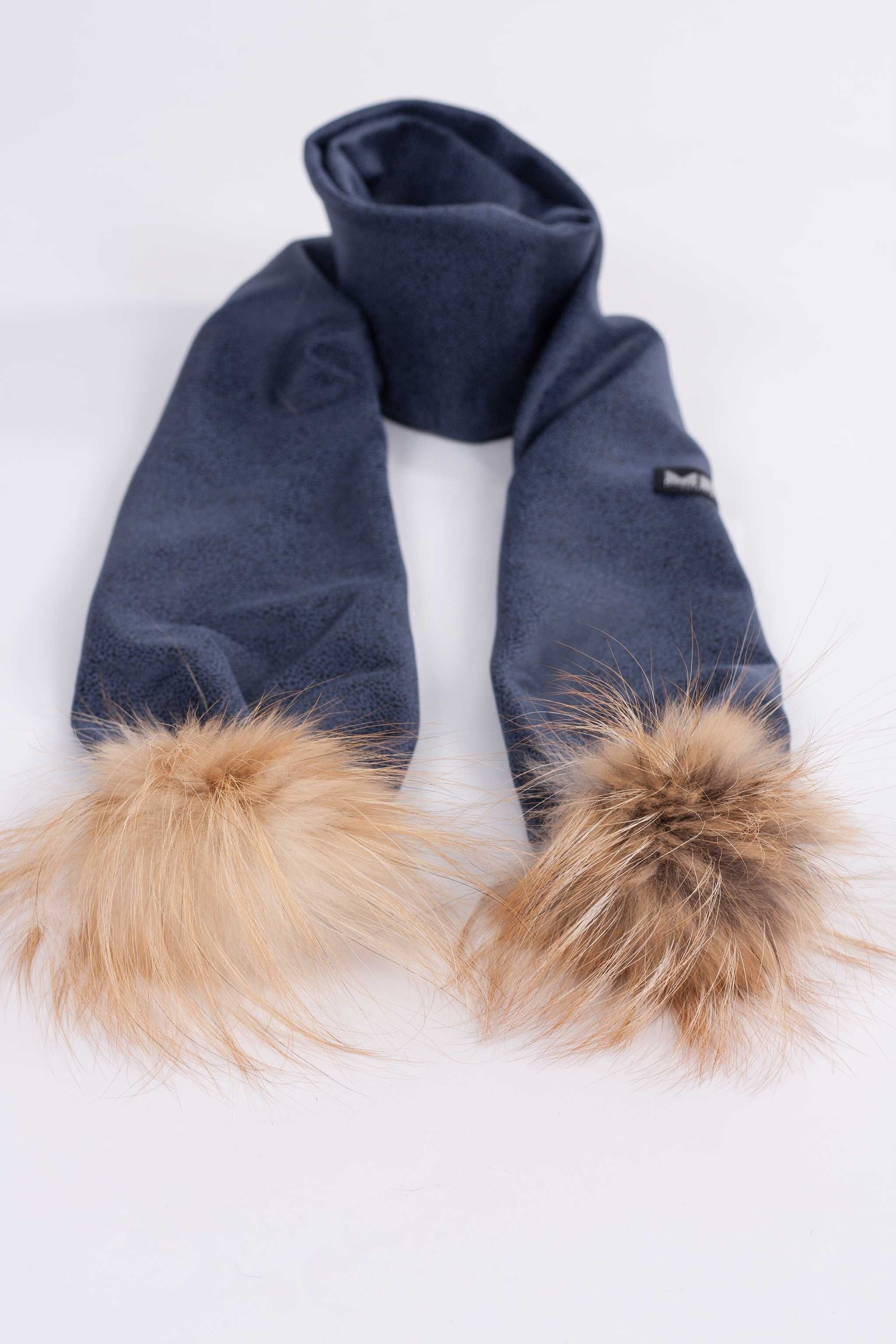 Sorriso Sciarpa Volpe Pom-Pom