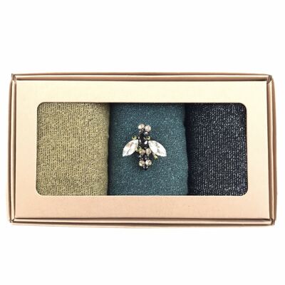 Tokyo sock box with pin