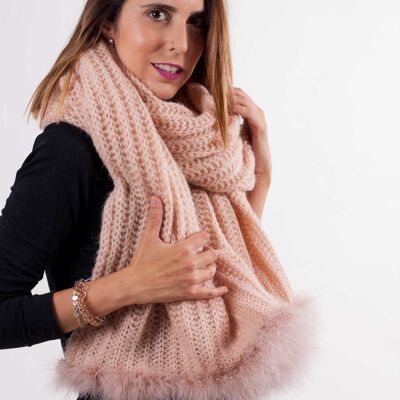Ada Feather and Wool Scarf