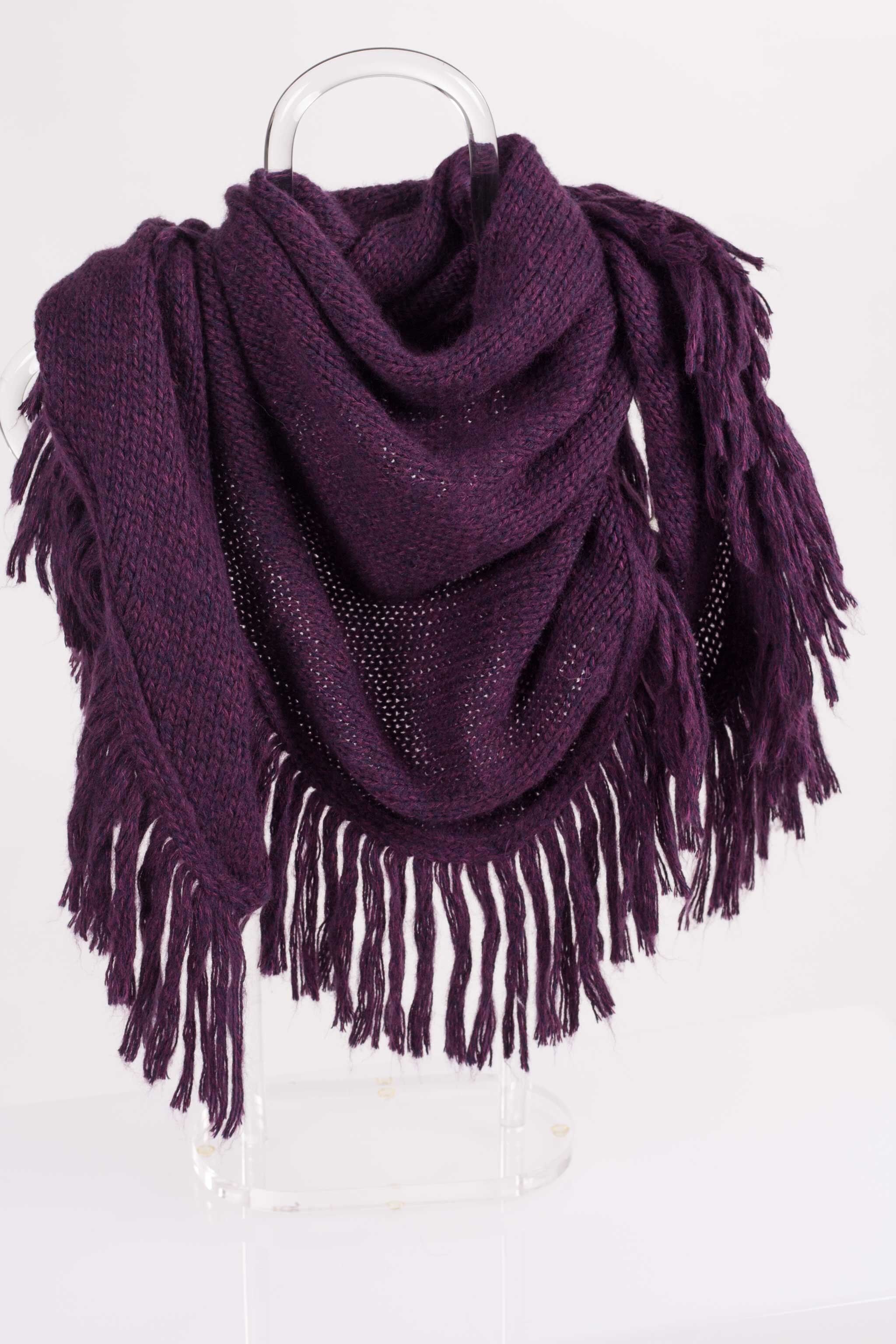 Pico Wollschal - AUBERGINE