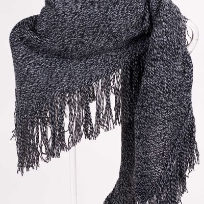 Pico Wool Scarf - BLACK