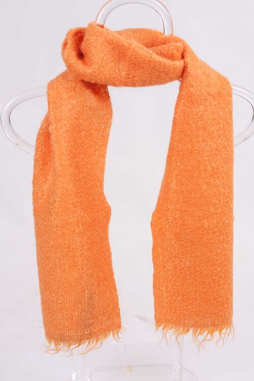 Bufanda Lana Mohair - NARANJA