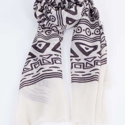 Sis Wool Scarf - BLACK