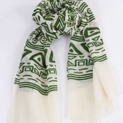 Sis Wool Scarf - GREEN