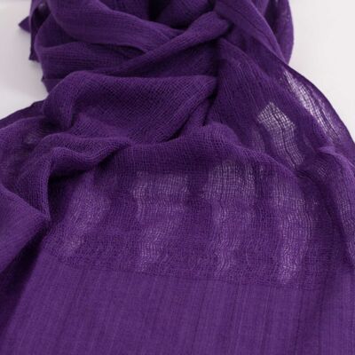 Double Wool Scarf - LILAC