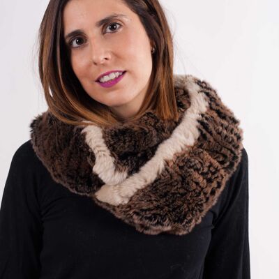 Rex Neck Scarf - BROWN