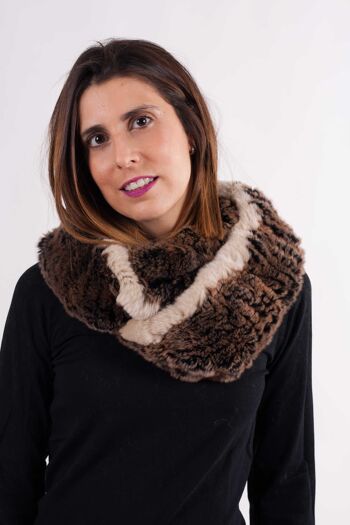 Foulard Rex - MARRON