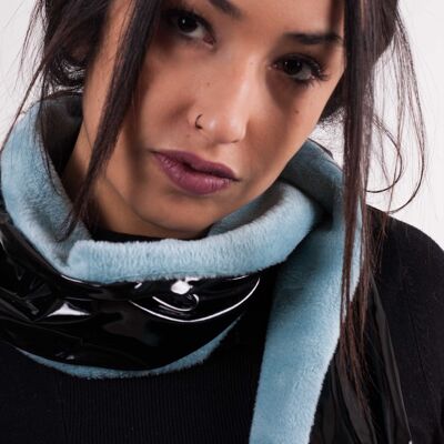 Glitter Crystal Scarf - BLUE