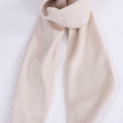 Chloe Ecoleather Scarf - WHITE