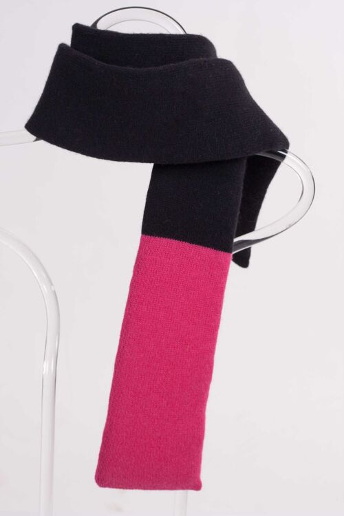 Bufanda Angora - NEGRA