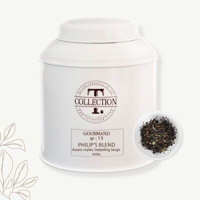 Black tea (Organic) - Blend of black teas, bergamot - Philip's Blend - 100g box