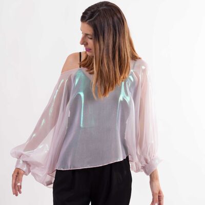 Irisé Gold Party Cape - PINK