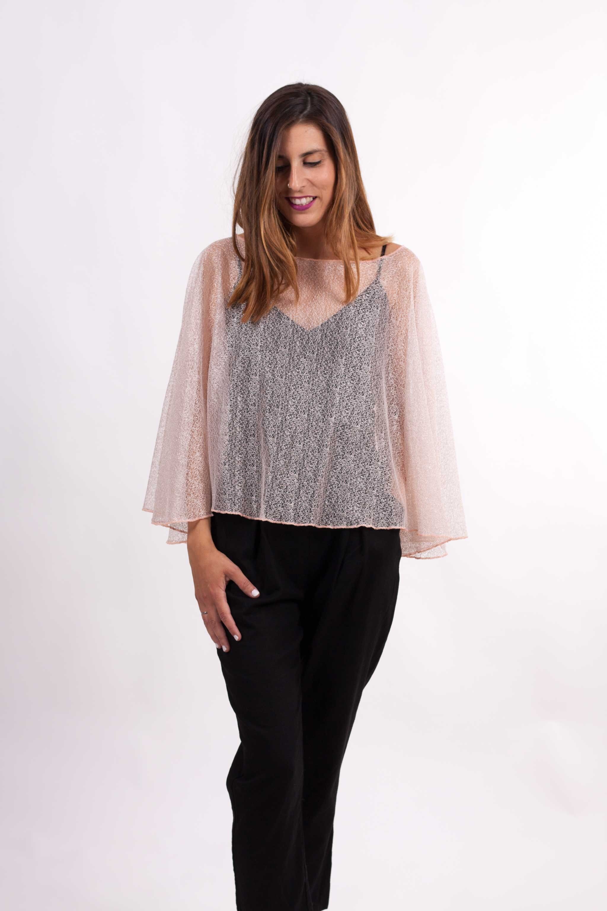 Venedig Party Poncho - Rosa