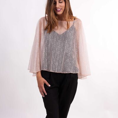 Venice Party Poncho - Pink