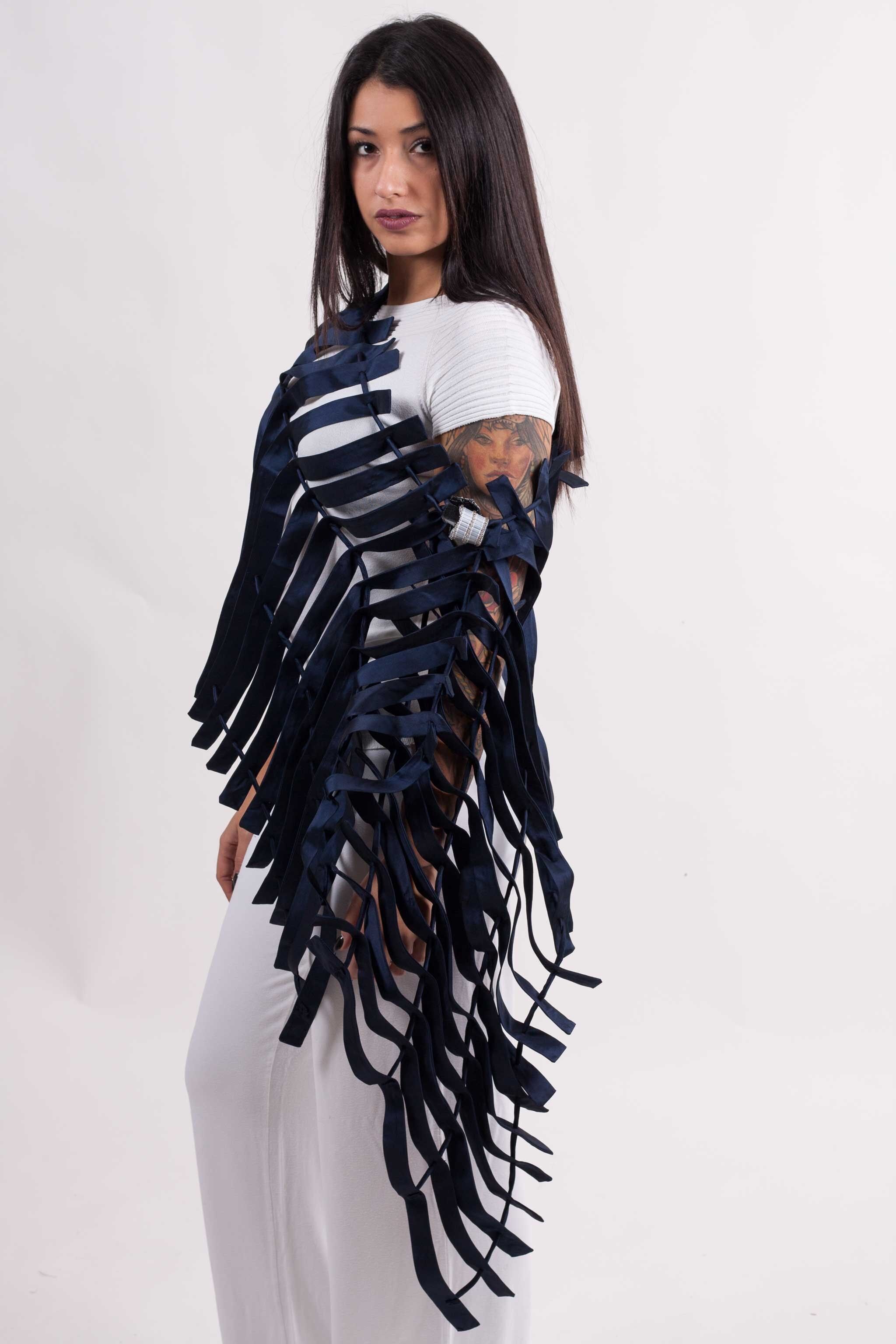 Glam Stola - MARINEBLAU