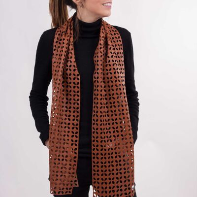 Tossa Leather Scarf