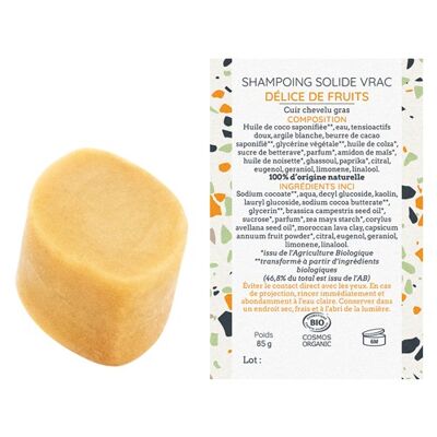 Solid shampoo - Fruit Delight bulk format