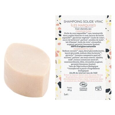 Solid shampoo - Marquesas Islands in bulk format
