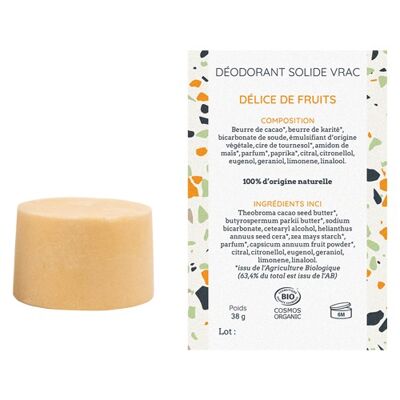 Solid Deodorant - Fruit Delight Bulk Format