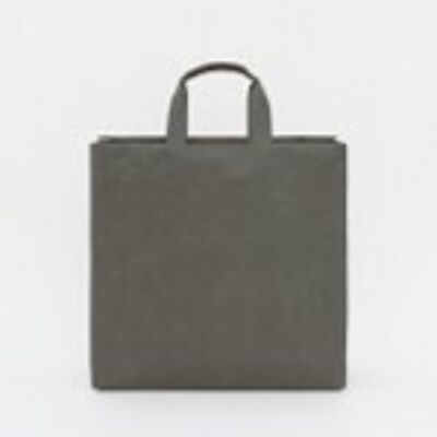 SIWA bag - square shoulder , BROWN/BEIGE