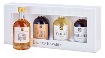 BEST OF BAVARIA - LANTENHAMMER Liqueur Liqueur de Myrtille 25%, Liqueur Williams 25%, Liqueur de Café 25%, Liqueur de Noix 30%