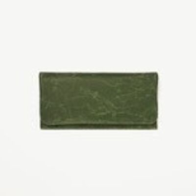 SIWA Long wallet , DARK GREEN