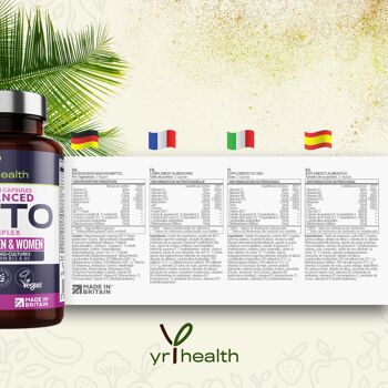 Complexe Keto avancé - Soutenir votre alimentation - 60 capsules végétaliennes 6